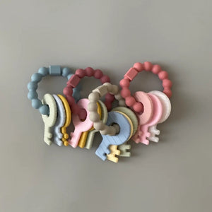 Key Shaped Silicone Rattle Teethers