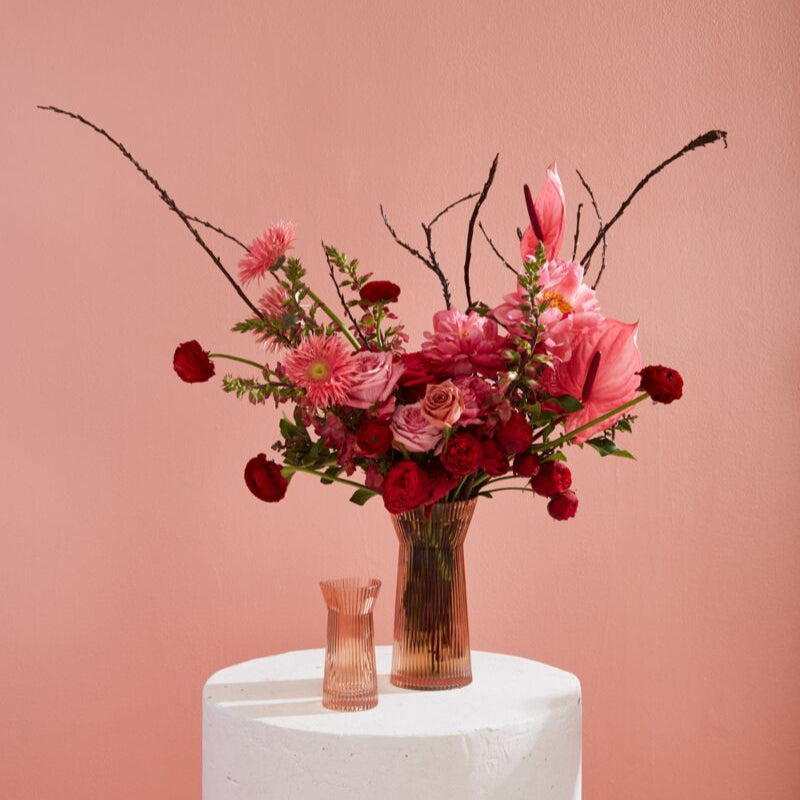 Peach Lyrical Vase