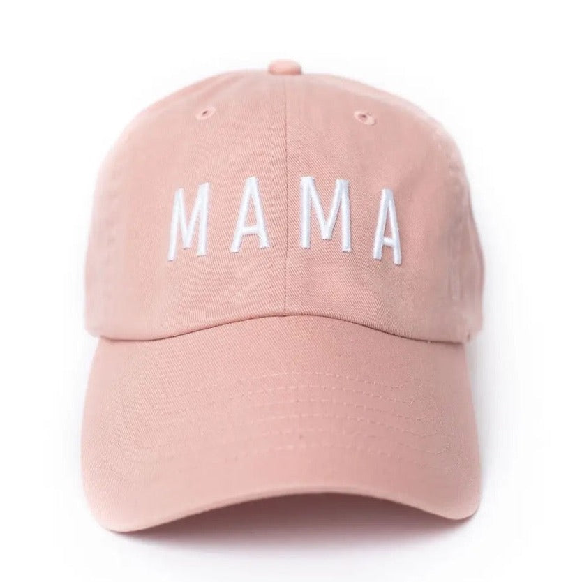 MAMA Baseball Hat in Dusty Rose