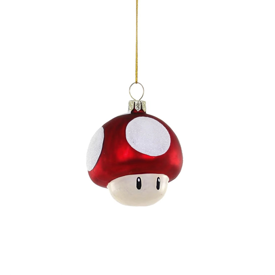 Toad Mushroom Ornament