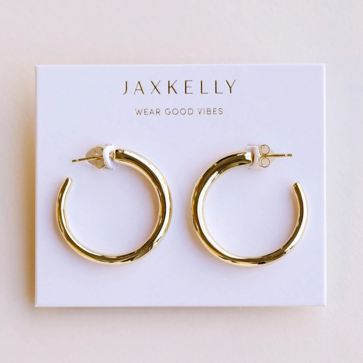 gold hoop earrings