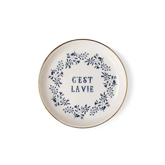 Mem Cest La Vie Memento Small Round Tray