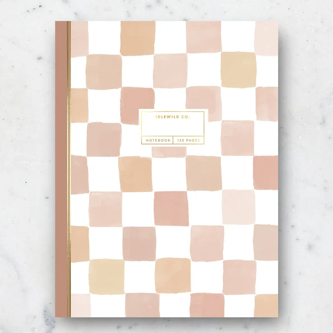 Nude Checks Notebook - 120 Pages