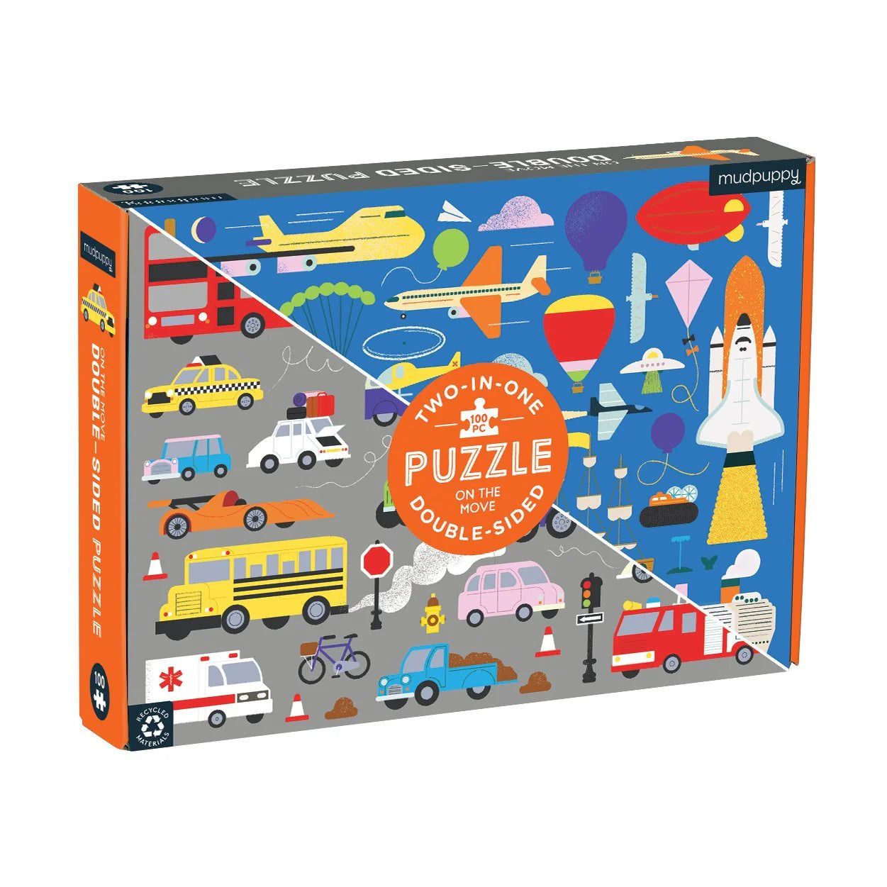 100pc Double-Sided Puzzle: On the Move