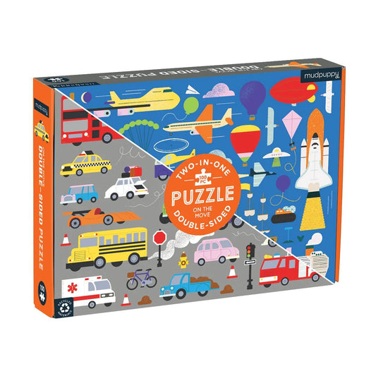 100pc Double-Sided Puzzle: On the Move