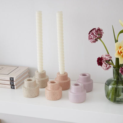Piedra Taper Candleholder