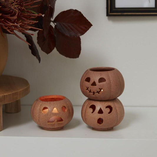 Grinning Pumpkin Votive