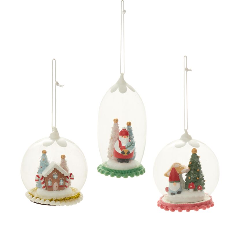 Santa Land Ornaments