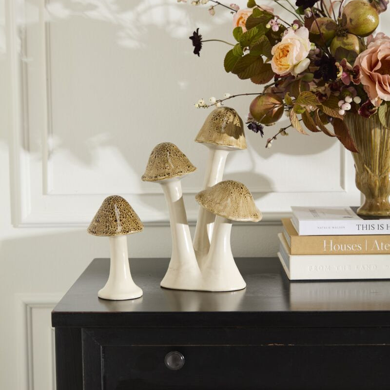 Speckled Mushroom Figurine