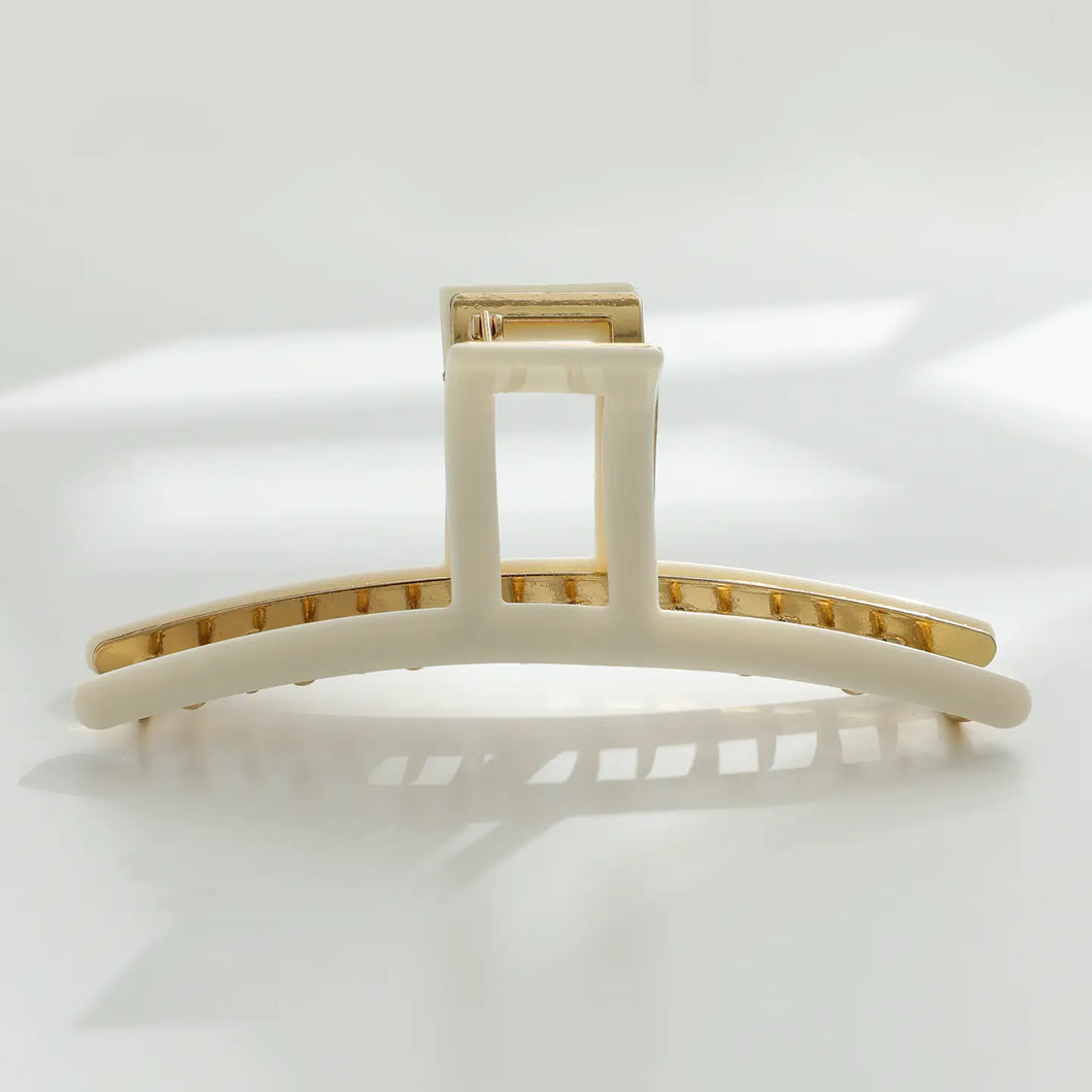 Ivory Gold Metal Assorted Eco-Friendly Claw Clips