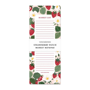 Strawberry Patch Market Notepad