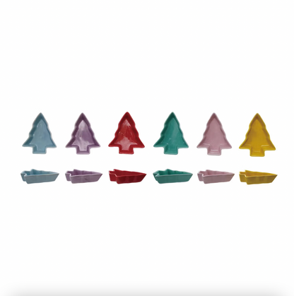 Colorful Christmas Tree Ramekin