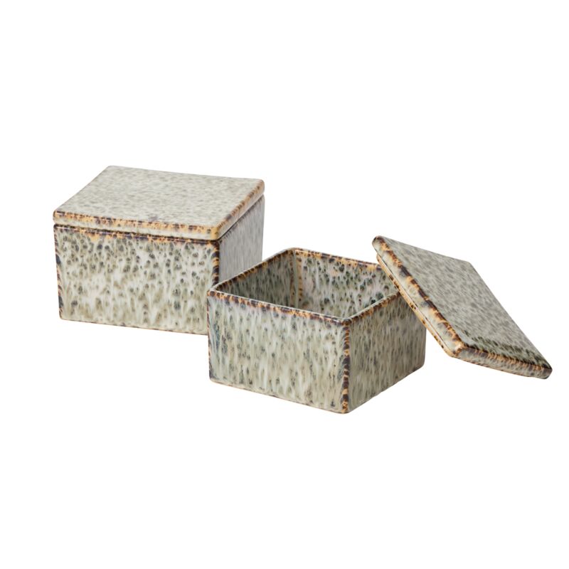 Container Box Ceramic Whisper Lidded Ceramic Box – Fiori and Fern