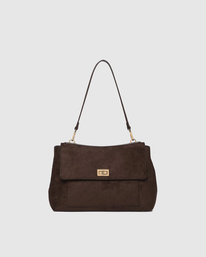 Arden Suede Shoulder Bag