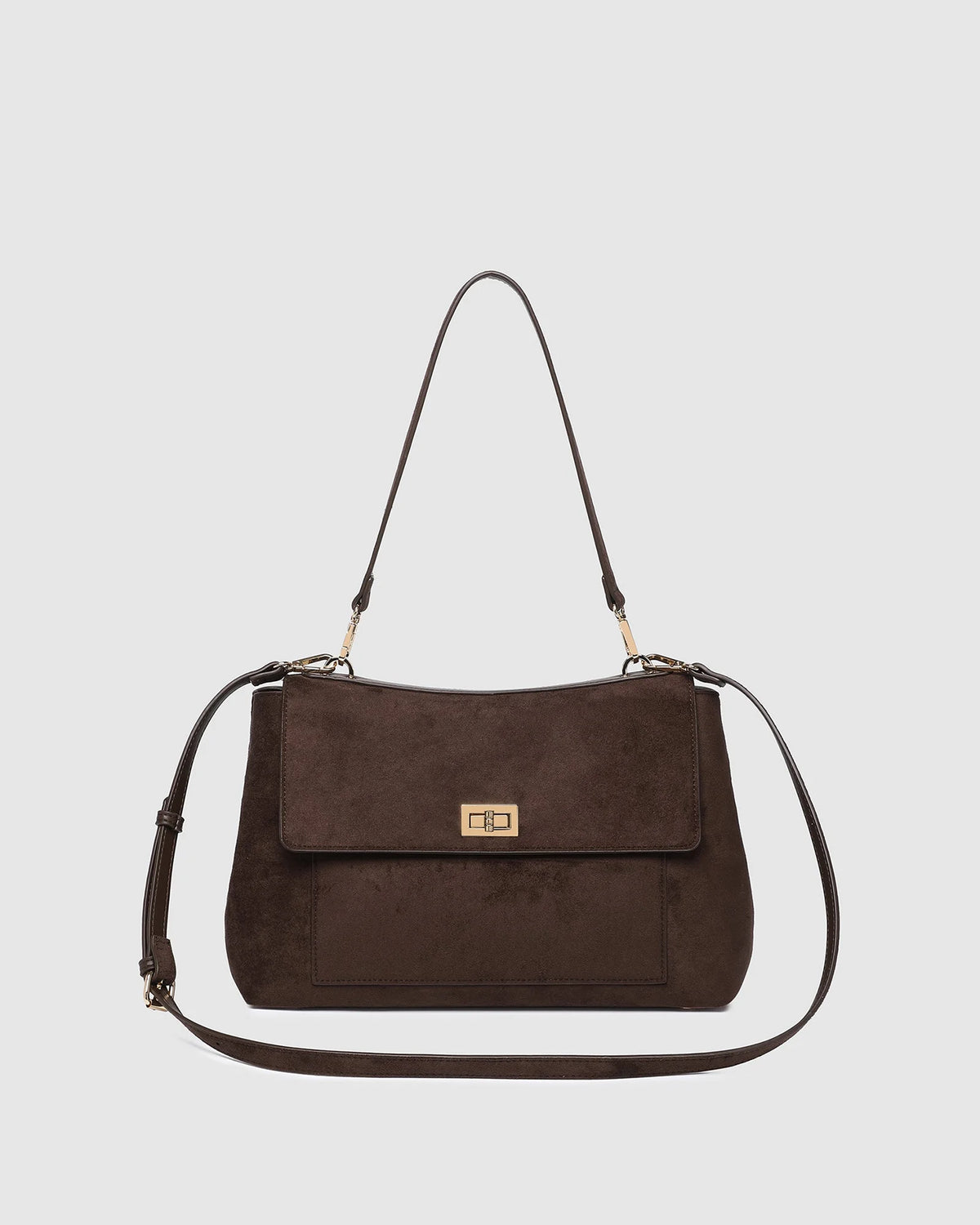 Arden Suede Shoulder Bag