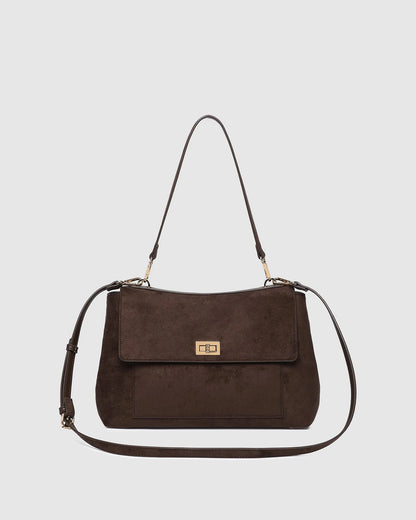 Arden Suede Shoulder Bag