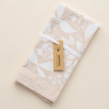 Load image into Gallery viewer, tan napkin with white berry print
