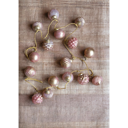 72" Mercury Glass Ornament Garlands