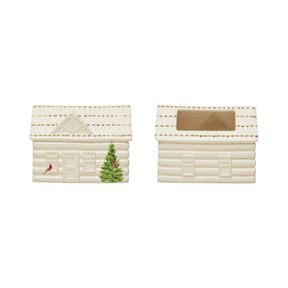 Festive Electroplated House Vases