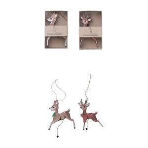 Reindeer Paper Pull Ornaments