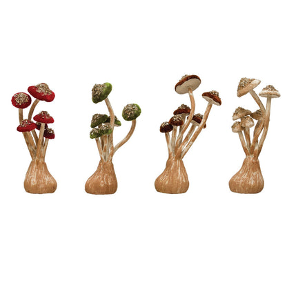 Glitter + Velvet Enchanted Mushrooms
