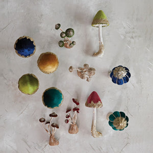 Glitter + Velvet Enchanted Mushrooms