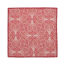 Load image into Gallery viewer, Festive Red &amp; Gold Patterned Napkin Set
