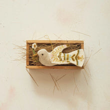 Load image into Gallery viewer, Handmade Wool Felt Dove Ornament
