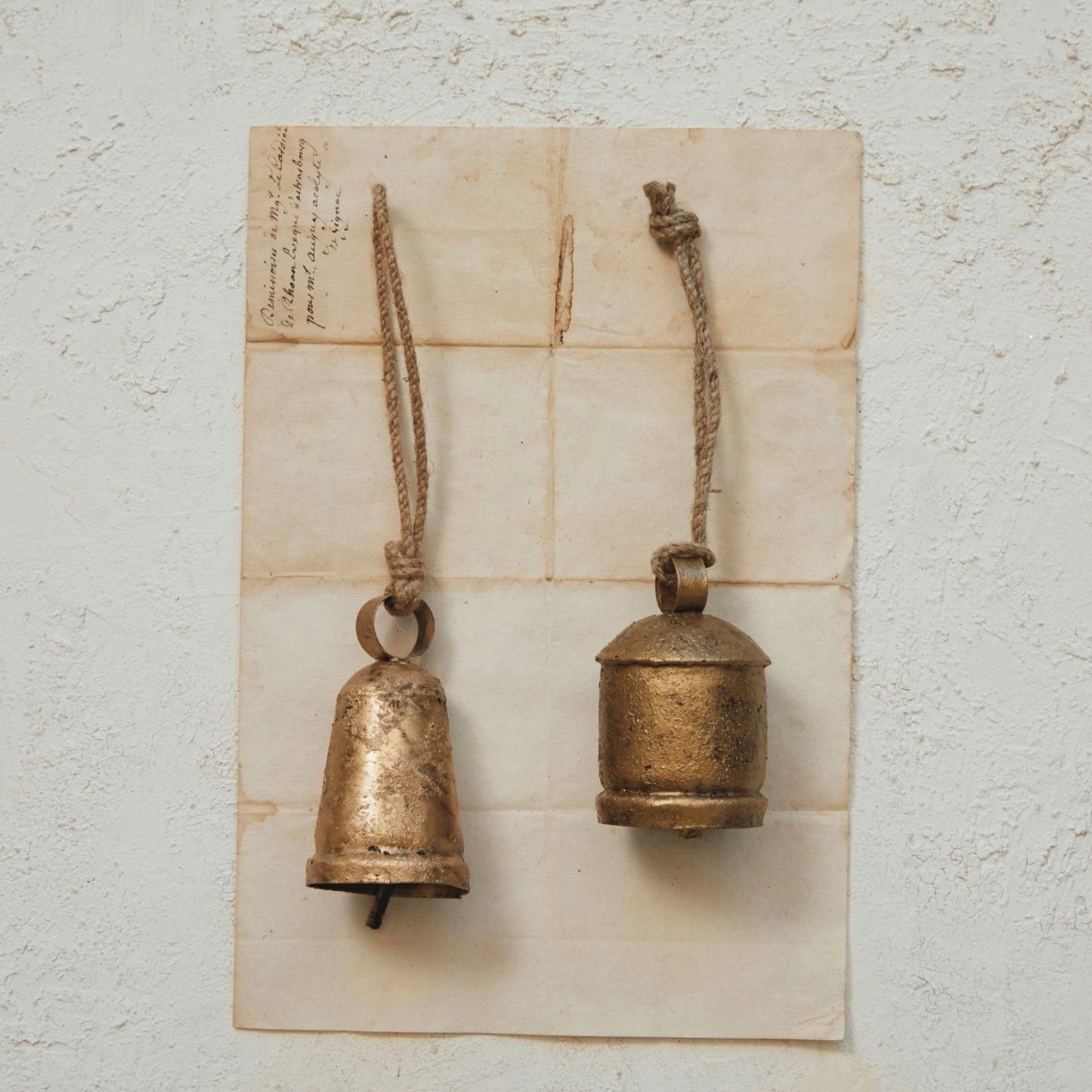 Antique Brass Metal Bell Ornament