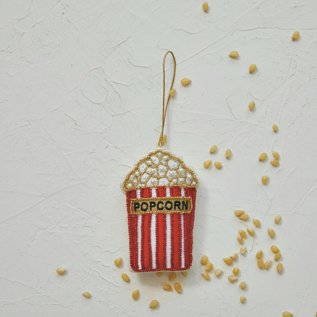 Beaded Popcorn Ornament