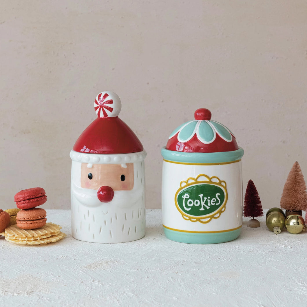 Whimsy Santa Cookie Jar