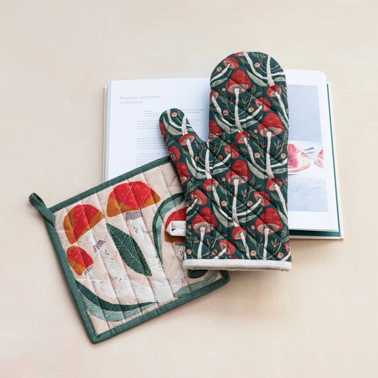 Foraged Mushroom Oven Mitt