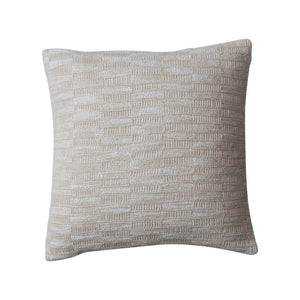 Metallic Gold Thread Cotton Blend Pillow