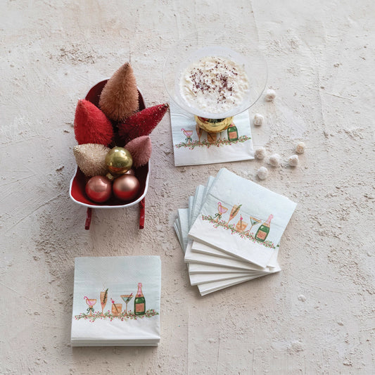 Holiday Spirits Cocktail Napkins