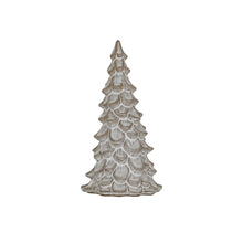 Load image into Gallery viewer, Frosted Cream Stoneware Trees
