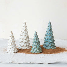 Load image into Gallery viewer, Frosted Cream Stoneware Trees
