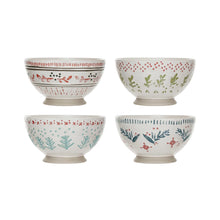 Load image into Gallery viewer, Cozy Cabin Hand-Stamped Footed Bowls
