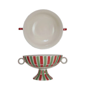 Merry Bistro Footed Bowl