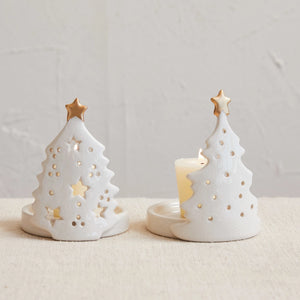 Christmas Tree Shaped Candle Holder