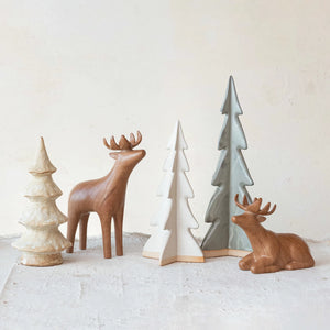 Neutral Glazed Stoneware Trees