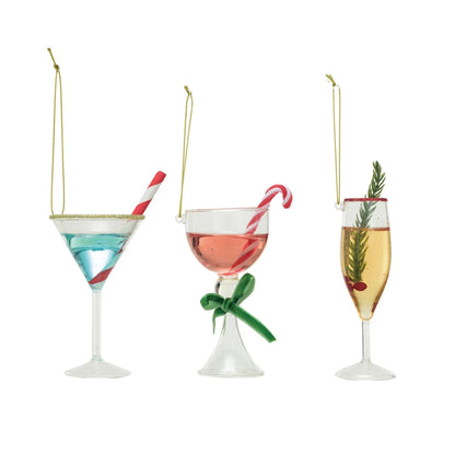 Filled with Cheer Cocktail Ornament