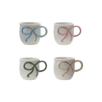 Stoneware Mug with a Bow