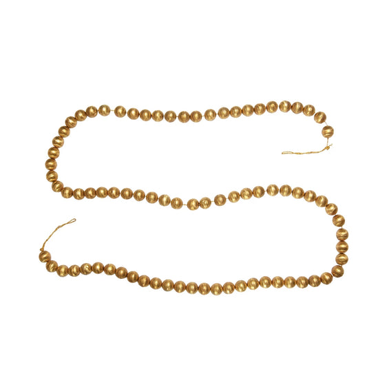 Embossed Gold Metal Ball Garland