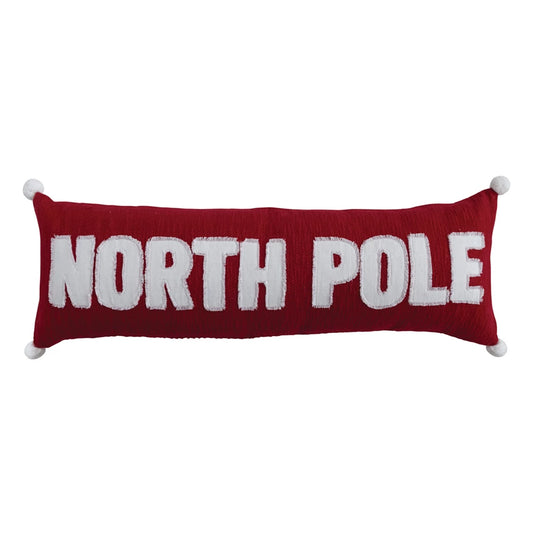 North Pole Woven Lumbar Pillow