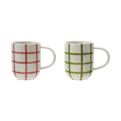 Christmas Market Painted Mug