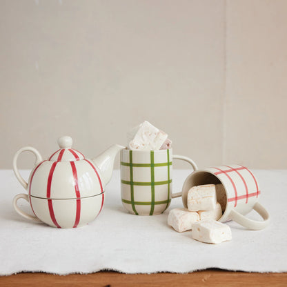 Christmas Market Painted Mug