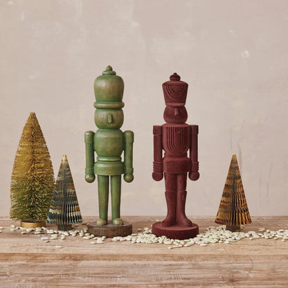 Flocked Resin Soldier