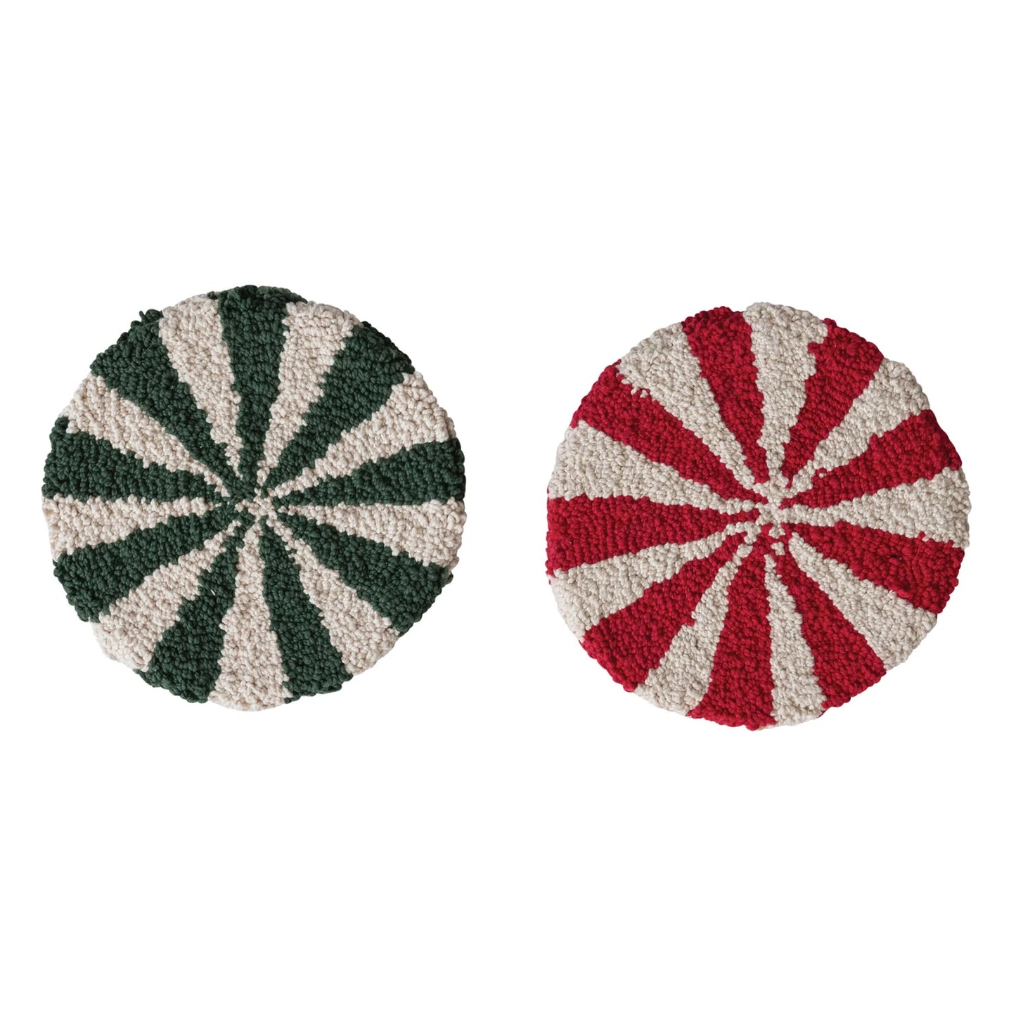Cotton Tufted Candy Striped Trivet
