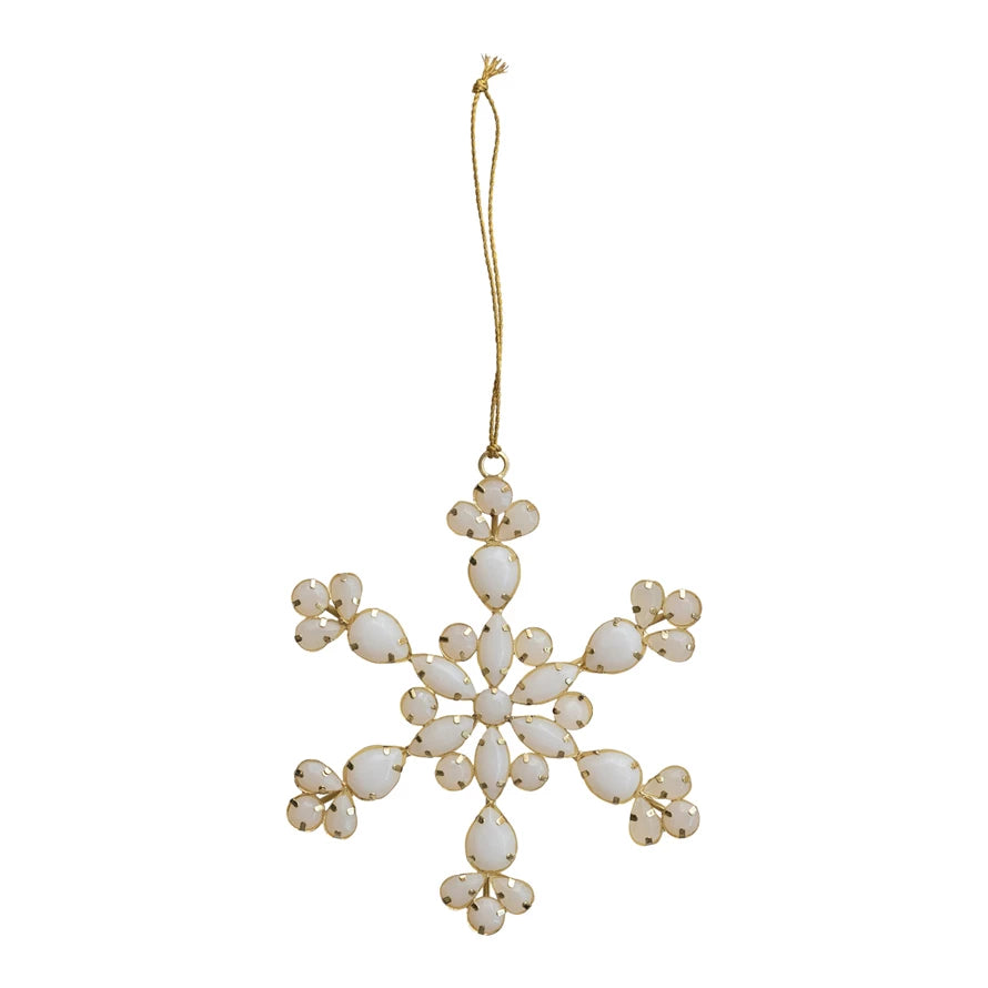 Jeweled Snowflake Ornament