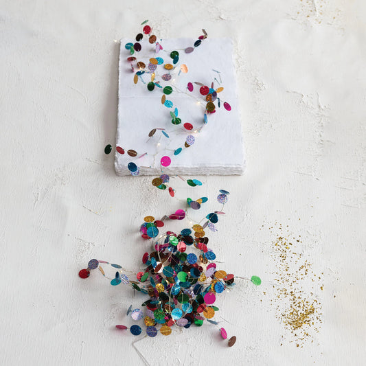 Confetti & Fairy Lights Garland